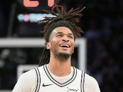 Stephon Castle fue el líder anotador de los Spurs, al terminar con 32 unidades. AFP