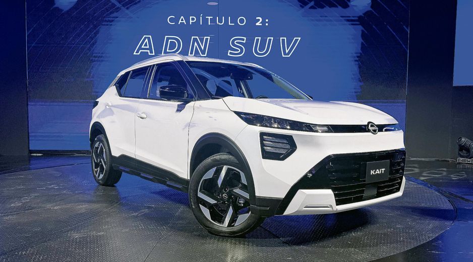 Kait. El nuevo crossover subcompacto de la marca cuenta con un rediseño profundo, como la suma de los faros LED separados con una franja negra. ESPECIAL