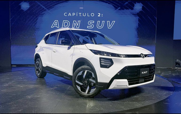 Kait. El nuevo crossover subcompacto de la marca cuenta con un rediseño profundo, como la suma de los faros LED separados con una franja negra. ESPECIAL