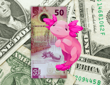Al cierre de la jornada del viernes 15 de mayo de 2026, el dólar estadounidense se cotizó en 17.34 pesos por unidad, de acuerdo con los datos oficiales publicados por Banxico. ESPECIAL / CANVA