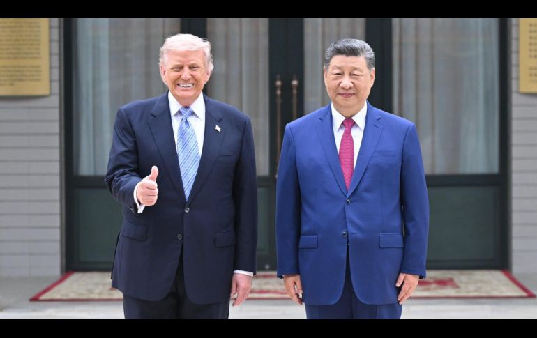 Donald Trump y Xi Jinping se comprometieron a una reducción arancelaria a productos específicos. EFE/ Portavoz del Ministerio de Exteriores de China