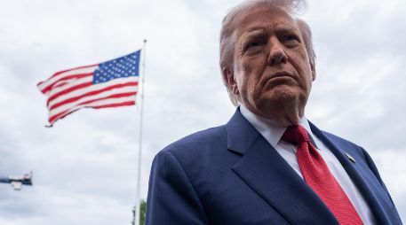Los republicanos habían solicitado estos fondos para fines de seguridad, aludiendo al intento de asesinato contra Trump en la cena de corresponsales de la Casa Blanca. EFE/A. Schwartz
