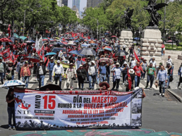 La Ciudad de México será uno de los focos principales de las movilizaciones de la CNTE, con marchas, bloqueos y concentraciones frente a oficinas federales y educativas. SUN / ARCHIVO