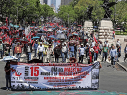 La Ciudad de México será uno de los focos principales de las movilizaciones de la CNTE, con marchas, bloqueos y concentraciones frente a oficinas federales y educativas. SUN / ARCHIVO