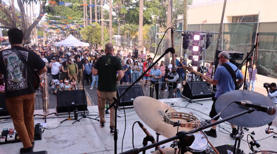 La Fiesta de la Música es organizada por la Dirección de Cultura, en corresponsabilidad con la Alianza Francesa, comerciantes y vecinos de la colonia Americana. CORTESÍA