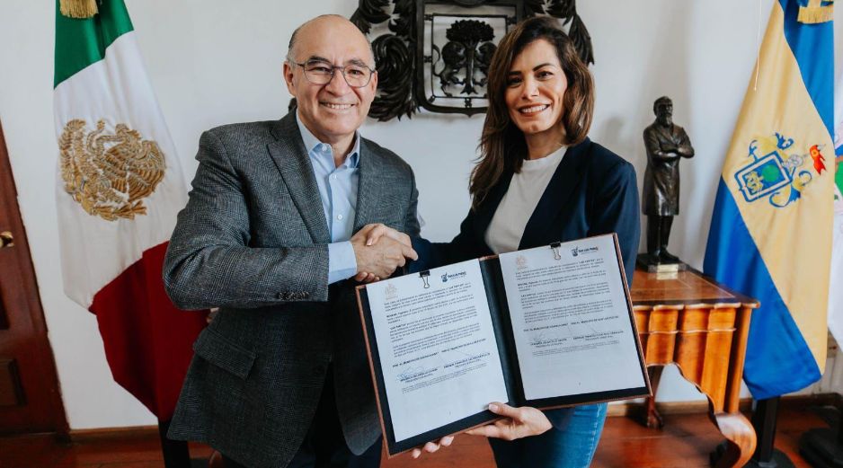 Tanto la Presidenta de Guadalajara como el Alcalde de San Luis Potosí, coincidieron en que este hermanamiento permitirá fortalecer el desarrollo de políticas públicas innovadoras. CORTESÍA