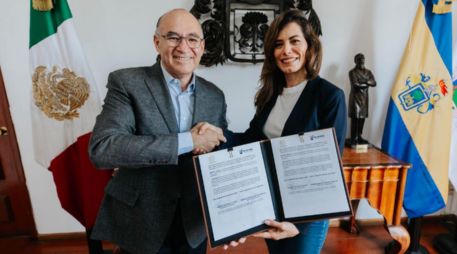 Tanto la Presidenta de Guadalajara como el Alcalde de San Luis Potosí, coincidieron en que este hermanamiento permitirá fortalecer el desarrollo de políticas públicas innovadoras. CORTESÍA