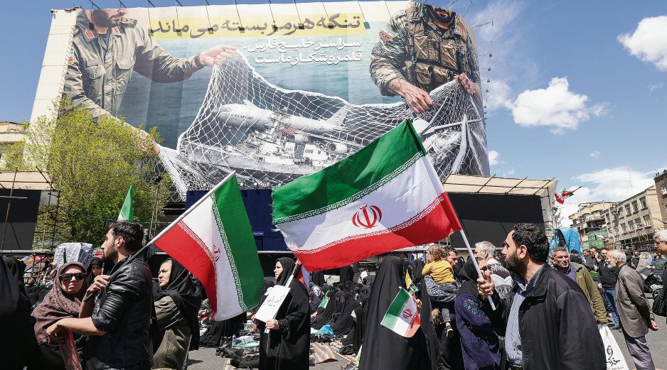La ciudadanía iraní mantiene el apoyo a su Gobierno, pese a las amenazas de Donald Trump. AFP
