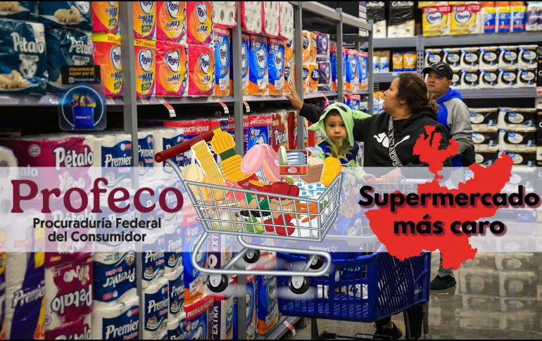 En este supermercado encuentras los precios más altos de todo el estado para adquirir la Canasta Básica; se encuentra en Zapopan. EL INFORMADOR / ARCHIVO