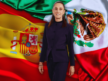 Sheinbaum señaló que su gobierno seguirá insistiendo en la necesidad de una disculpa a España por los crímenes cometidos durante la invasión española. EFE / J. Méndez
