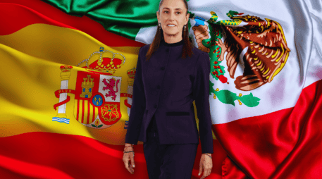 Sheinbaum señaló que su gobierno seguirá insistiendo en la necesidad de una disculpa a España por los crímenes cometidos durante la invasión española. EFE / J. Méndez