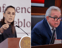 Sheinbaum descartó algún riesgo para su gobierno tras que exfuncionarios se entregaron en EU. EFE / J. MÉNDEZ / X / @rochamoya_