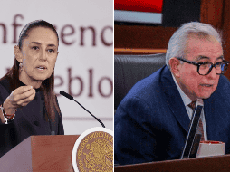 Sheinbaum descartó algún riesgo para su gobierno tras que exfuncionarios se entregaron en EU. EFE / J. MÉNDEZ / X / @rochamoya_