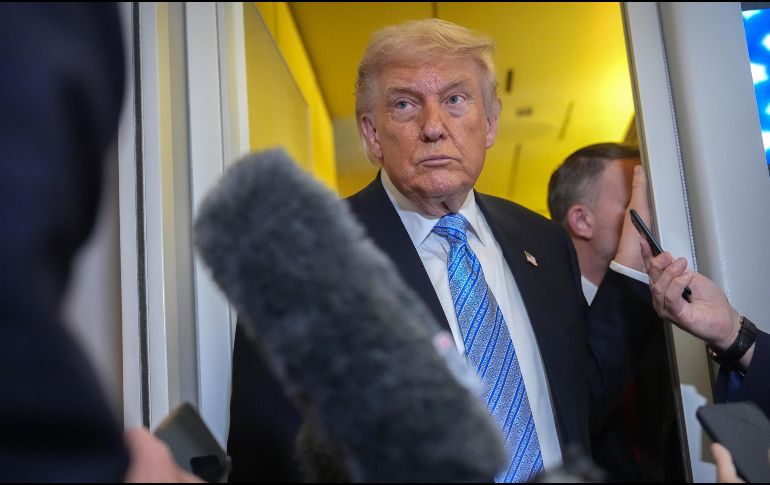 Donald Trump ha generado nuevas tensiones diplomáticas al dejar claro que su gobierno no está dispuesto a ceder durante las conversaciones con Irán. AP/ARCHIVO