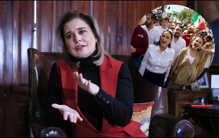 Maru Campos dio sus primeras declaraciones tras la marcha del sábado que congregó a simpatizantes de Morena en su contra. SUN / ARCHIVO / ESPECIAL / FACEBOOK Ariadna Montiel