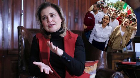 Maru Campos dio sus primeras declaraciones tras la marcha del sábado que congregó a simpatizantes de Morena en su contra. SUN / ARCHIVO / ESPECIAL / FACEBOOK Ariadna Montiel