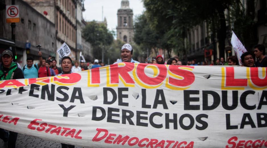 Las protestas de la CNTE coincidirán con los preparativos del Mundial 2026 y el Fan Fest de la FIFA. EFE/ARCHIVO