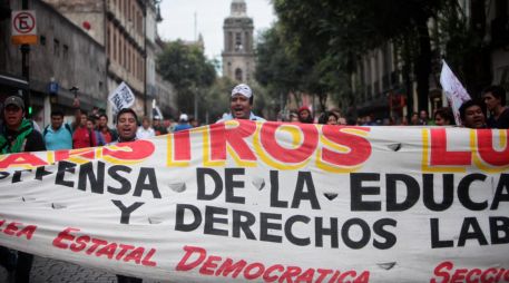 Las protestas de la CNTE coincidirán con los preparativos del Mundial 2026 y el Fan Fest de la FIFA. EFE/ARCHIVO