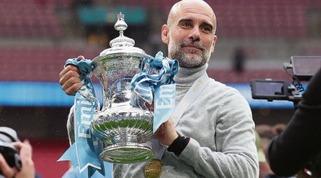 Guardiola ganó con el City seis Premier League, una Champions League, una decena de Copas nacionales una Supercopa de Europa y un Mundial de Clubes. AFP