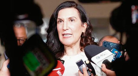 Kenia López Rabadán, presidenta de la Mesa Directiva de la Cámara de Diputados. ESPECIAL