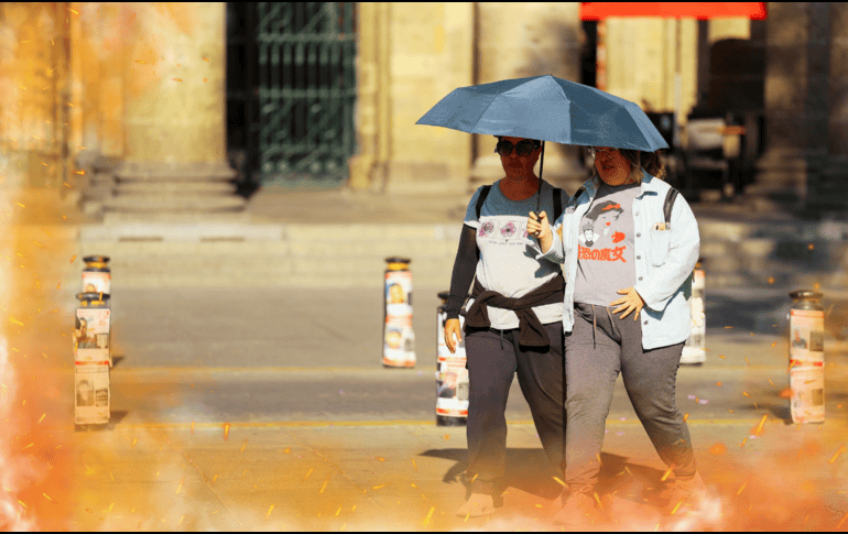 Se espera que la temperatura máxima en Guadalajara alcance entre los 34°C y los 39°C en las zonas más urbanizadas y con menor densidad de árboles. EL INFORMADOR / ARCHIVO