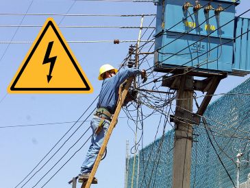 Cuadrillas de la Comisión Federal de Electricidad realizarán trabajos de mantenimiento con líneas desenergizadas en Cajititlán, Tlajomulco de Zúñiga. ESPECIAL / EL INFORMADOR y CANVA