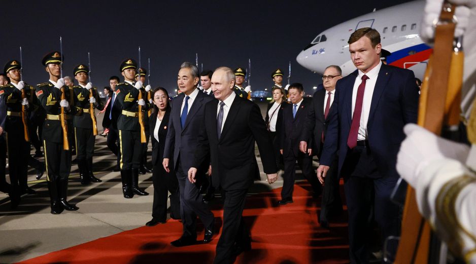 La visita de Putin coincide con el aniversario del tratado de amistad entre China y Rusia. EFE/V. Smirnov