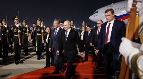 La visita de Putin coincide con el aniversario del tratado de amistad entre China y Rusia. EFE/V. Smirnov