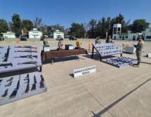 Esta mañana se destruyeron miles de armas decomisadas como parte de la estrategia de combate a la delincuencia. EL INFORMADOR / O. González