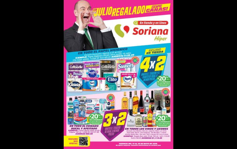 Folleto de ofertas de Julio Regalado en Soriana. ESPECIAL
