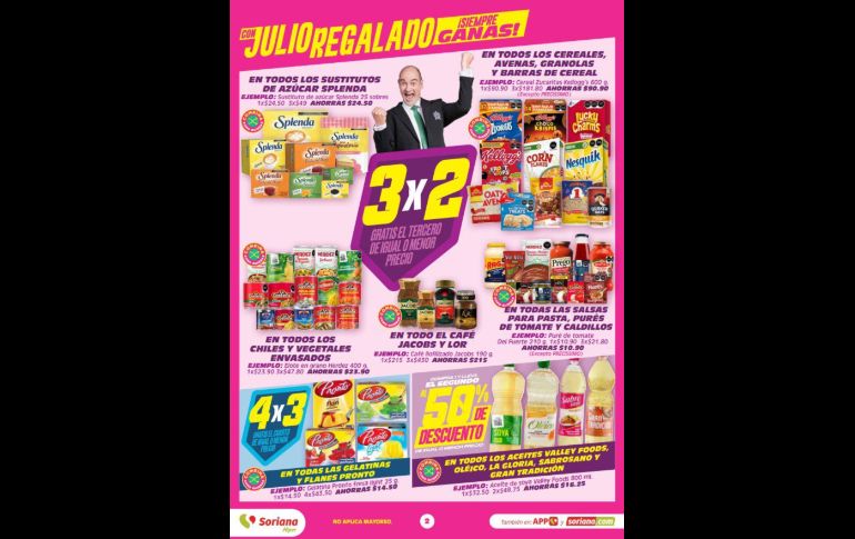 Folleto de ofertas de Julio Regalado en Soriana. ESPECIAL