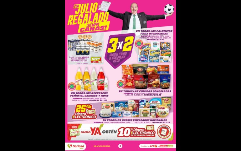 Folleto de ofertas de Julio Regalado en Soriana. ESPECIAL
