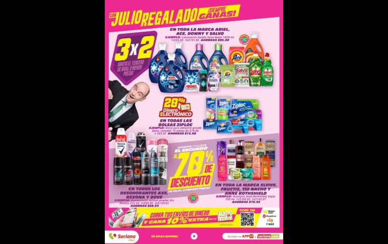 Folleto de ofertas de Julio Regalado en Soriana. ESPECIAL