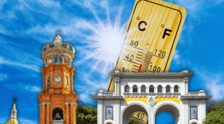 Mientras que el famoso puerto turístico mantiene promedios máximos de 30 a 32 grados Celsius, la capital tapatía frecuentemente rebasa los 35 grados durante las horas más críticas de la tarde. ESPECIAL / CANVA