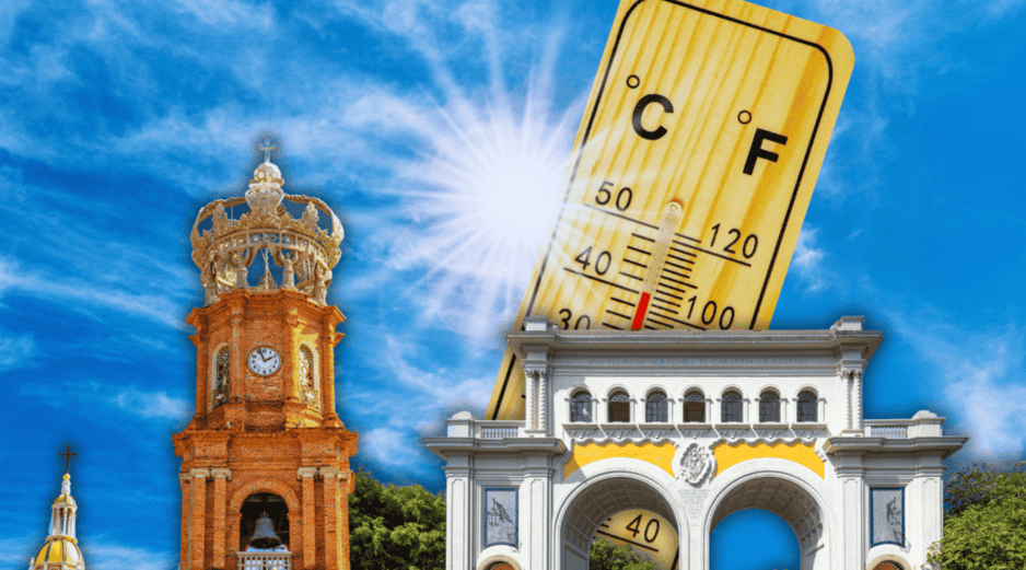 Mientras que el famoso puerto turístico mantiene promedios máximos de 30 a 32 grados Celsius, la capital tapatía frecuentemente rebasa los 35 grados durante las horas más críticas de la tarde. ESPECIAL / CANVA