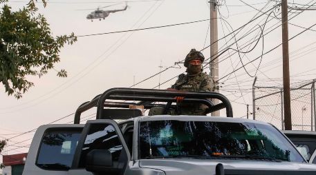 Las autoridades continúan con las investigaciones en torno al inmueble cateado, mientras la zona permanece bajo vigilancia federal. EL INFORMADOR/ARCHIVO