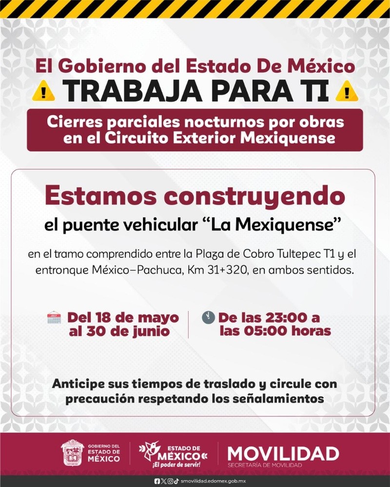 &nbsp;X/@SEMOV_Edomex