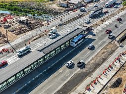 Lemus declaró que se realizan grandes obras de infraestructura para la ciudad, por ejemplo, la modernización del ingreso a la ciudad desde el Aeropuerto Internacional de Guadalajara. ESPECIAL / SIOP