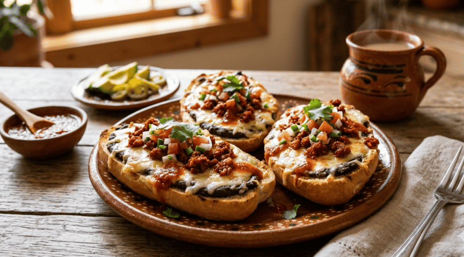 Como dato curioso: la prestigiosa guía culinaria TasteAtlas incluyó a los molletes en su ranking de los mejores sándwiches del mundo. GEMINI IA