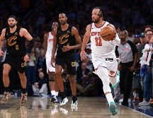 Jalen Brunson lideró la espectacular reacción de Nueva York con 38 puntos en el triunfo del Juego 1 sobre los Cavaliers. AFP/ S. STIER.