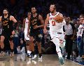 Jalen Brunson lideró la espectacular reacción de Nueva York con 38 puntos en el triunfo del Juego 1 sobre los Cavaliers. AFP/ S. STIER.