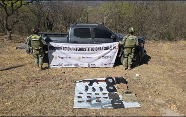 El atacante localizado fue puesto a disposición del ministerio público federal. X/ @sspsinaloa1