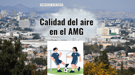 La mañana de este miércoles 20 de mayo en el AMG se registra buena calidad del aire en Atemajac con 11 puntos IMECA. EL INFORMADOR / ARCHIVO