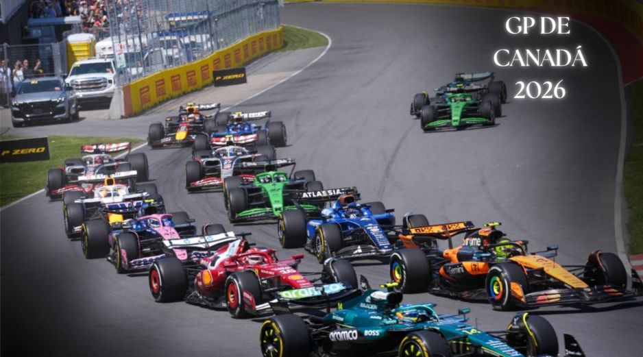 Las acciones del Gran Premio de Canadá se llevarán a cabo del viernes 22 al domingo 24 de mayo. ESPECIAL / AFP y CANVA