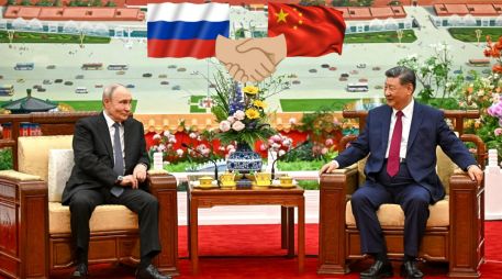 En Beijing, los mandatarios de China y Rusia mantuvieron una cumbre para tocar varios temas . EFE / EPA / KRISTINA SOLOVIEVA / KREMLIN / POOL MANDATORY CREDIT