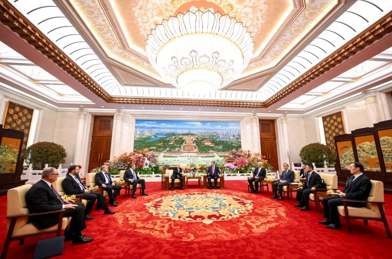 China y Rusia condenaron los ataques estadounidenses e israelíes contra Irán. EFE / EPA / KRISTINA SOLOVIEVA / KREMLIN / POOL MANDATORY CREDIT