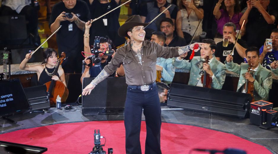 Christian Nodal se presentará en concierto en el Auditorio Telmex.  EL INFORMADOR • ARCHIVO.