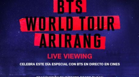 Las funciones especiales de “Arirang” en Cinépolis y Cinemex volverán a reunir a cientos de seguidores de BTS en distintas ciudades del país. INSTAGRAM/@cinemex