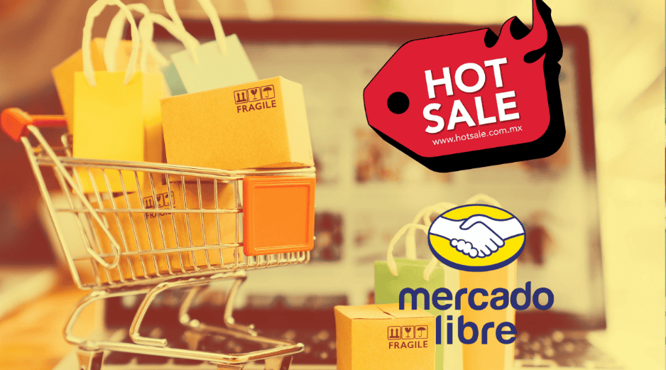 Mercado Libre, una de las plataformas líderes en la región, prepara su infraestructura digital para iniciar el Hot Sale 2026. ESPECIAL/Canva