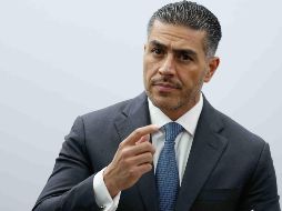 Omar García Harfuch ofreció una conferencia de prensa para hablar de los resultados de la Operación Enjambre. SUN/D. Sánchez